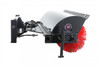72" Wide Skid Steer Hydraulic Angle Broom Attachment With Poly Brushes Only