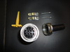 72" Wide Skid Steer Hydraulic Angle Broom Attachment With Poly Brushes Only