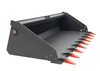 72" Wide Skid Steer Long Bottom Bucket With Teeth