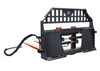 Skid Steer Pallet Fork Frame With 48" Long Tines Class II 4000 lbs Hydraulic Adjustable (Professional Series)