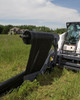 Skid Steer Silt Fence Installer Attachment Fixed