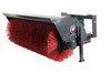 72" Wide Manual Angle Broom Attachment With Poly & Wire Brushes