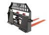 Skid Steer Pallet Fork Frame With 48" Long Tines Class II 5500 lbs Hydraulic Adjustable (Professional Series)