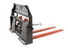 Skid Steer Pallet Fork Frame With 48" Long Tines Class III 8000 lbs Hydraulic Adjustable (Industrial Series)