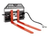 Skid Steer Pallet Fork Frame With 60" Long Tines Class II 5500 lbs Hydraulic Adjustable (Professional Series)