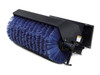 60" Wide Mini Skid Steer Hyraulic Angle Broom With Poly/Wire Brush (Industrial Series)
