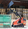 44" Wide Mini Skid High Dump Bucket Attachment