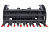 72" Wide Skid Steer Grapple Rake Attachment Industrial Series