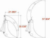 78" Wide Skid Steer Grapple Rake Attachment Industrial Series