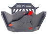 72" Wide Skid Steer Brush Cutter Attachment (Hoplite Series) Piston Pump Flow (17-27 gpm) (Case Drain)