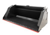 72" Wide Skid Steer High Dump Bucket Attachment With Bolt on Edge