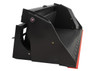 72" Wide Skid Steer High Dump Bucket Attachment With Bolt on Edge