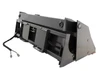 72" Wide Skid Steer High Dump Bucket Attachment With Bolt on Edge