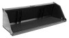 72" Wide Skid Steer Snow & Litter Bucket With Bolt on Edge