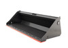 78" Wide Skid Steer Low Profile Bucket With Bolt on Edge
