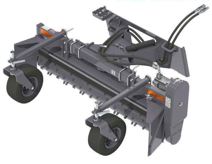 Skid Steer Harley Power Box Rake Attachment 84