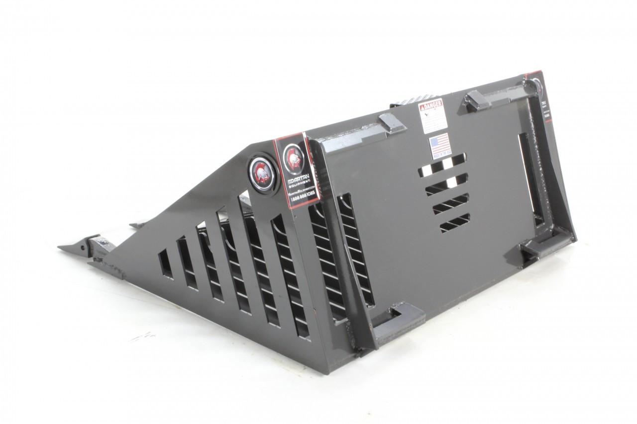 Spartan Mini Skid Steer Rock Bucket Attachment Call Today to Order 1