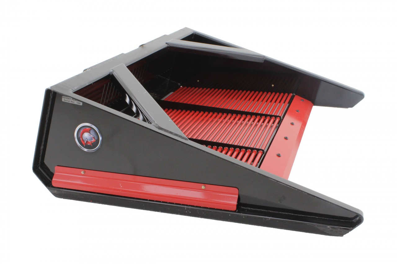 Skid Steer Rock Screening Bucket Attachment 72" Wide With Smooth Edges