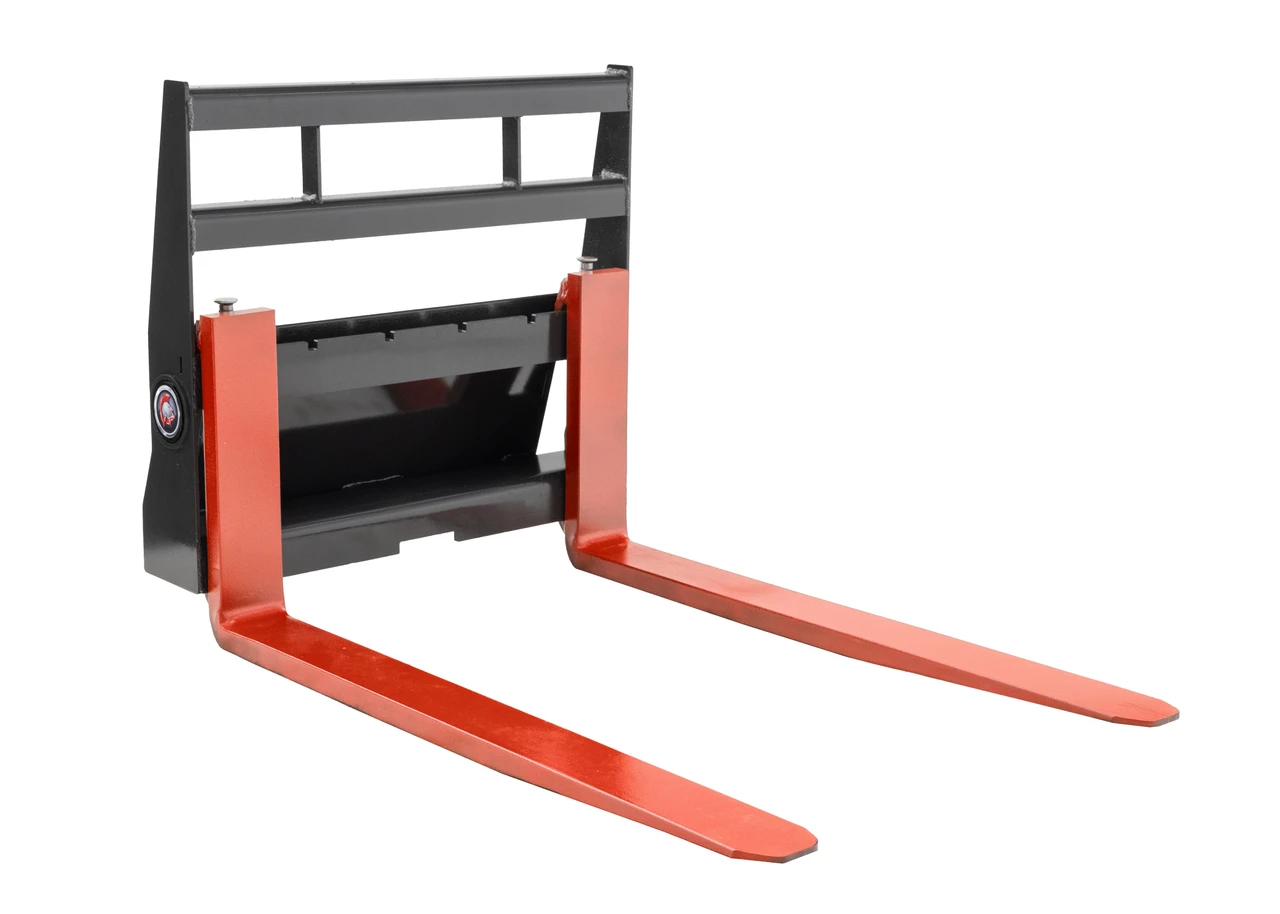 36" Mini Skid Steer Pallet Forks for Toro | Boxer | Ditch Witch | Vermeer | Kubota Mount 