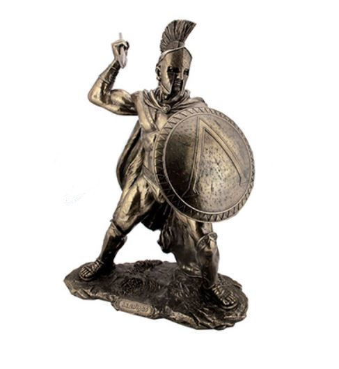 Veronese Greek Spartan King Leonidas Statue Sculpture Figure Bronze Finish 12 5 Home Kitchen Sculptures Cate Org