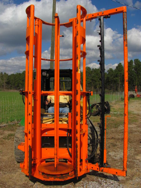 Skid Steer Fence Installer 24" Diameter for Woven Wire Fence Spartan