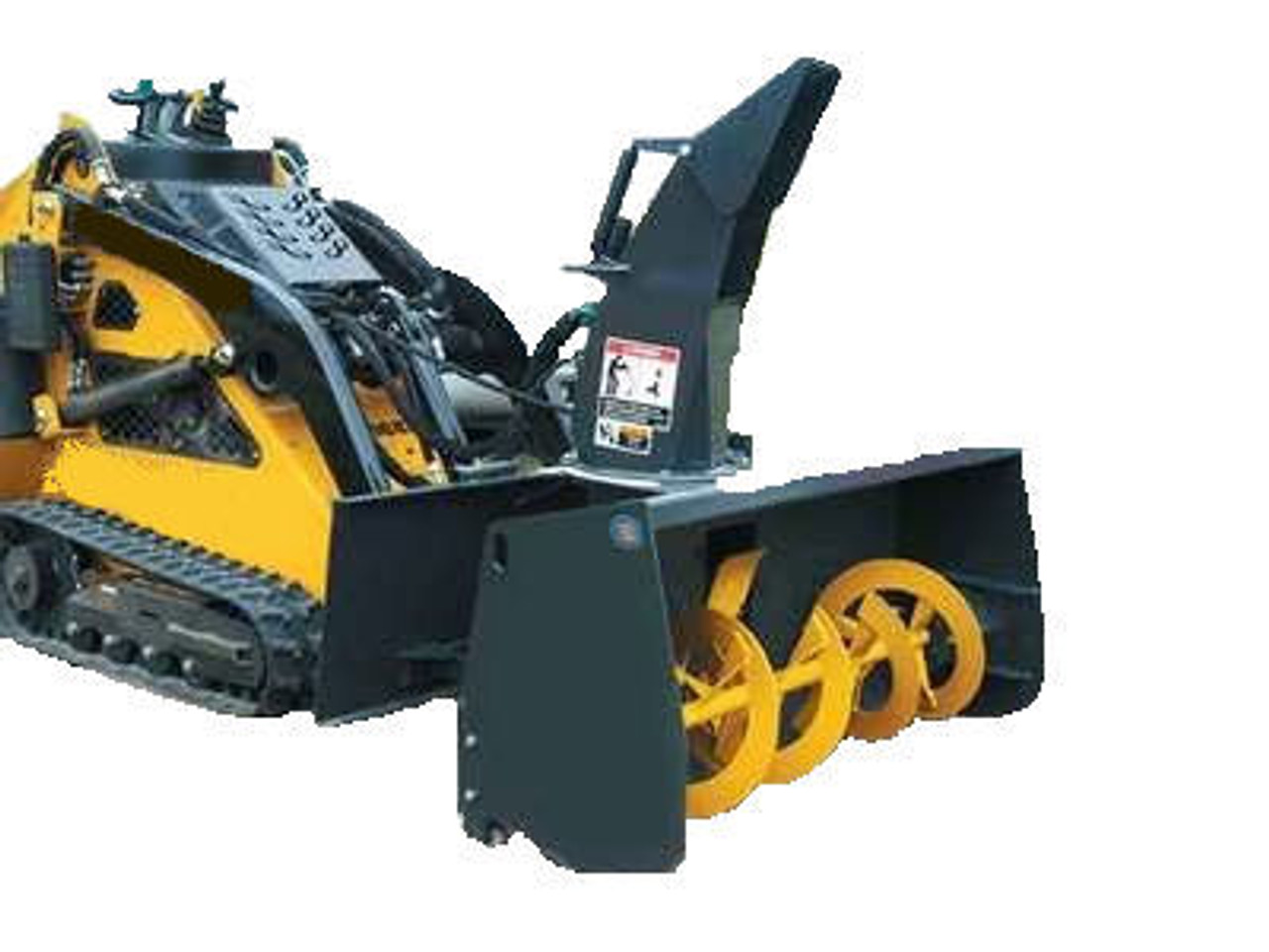 Mini Skid Steer Snow Blower 48 Wide 8-13 gpm for Mini Universal Mount