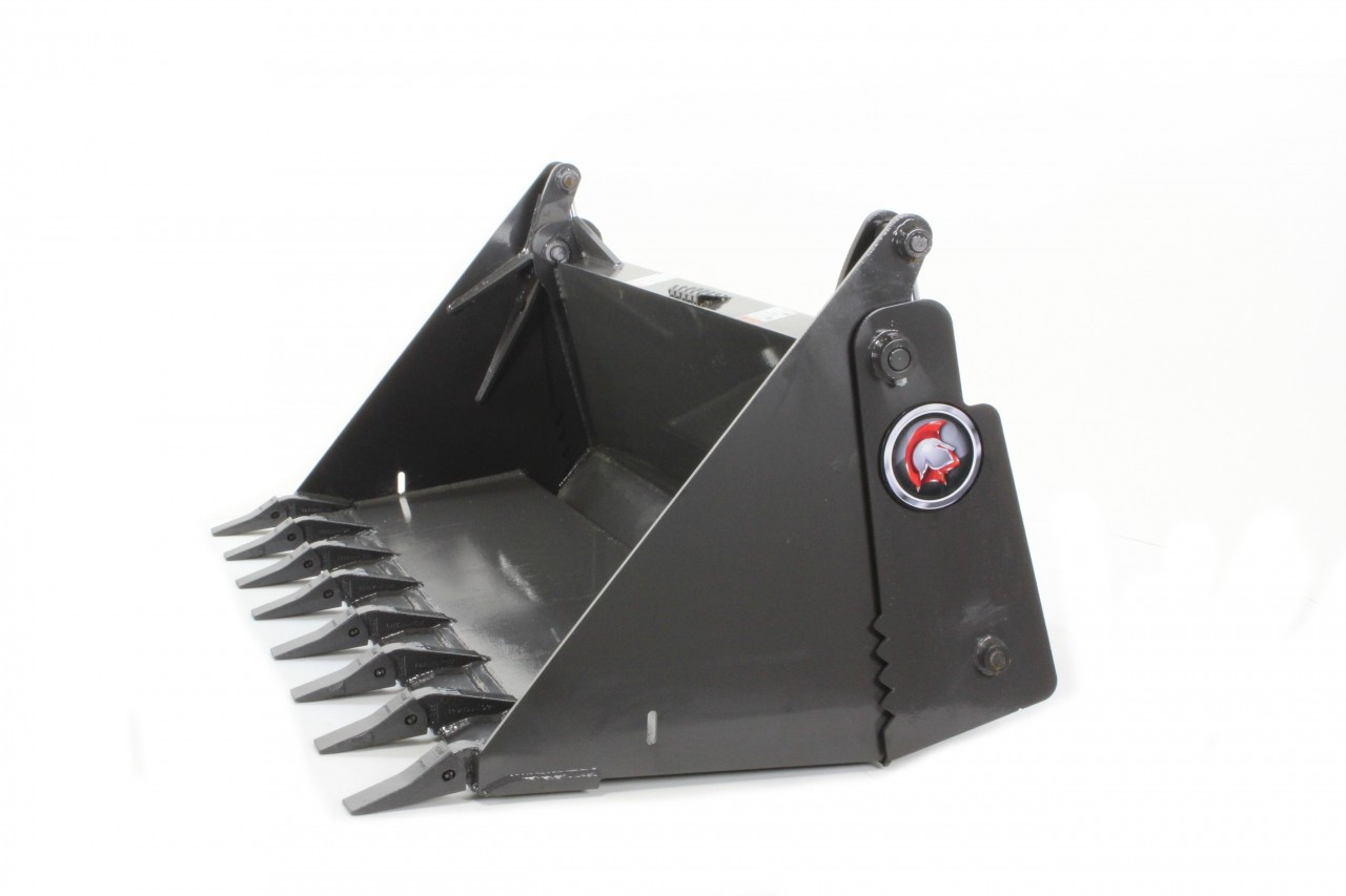 60" Wide 4 In 1 Combination Bucket Attachment With Teeth Spartan