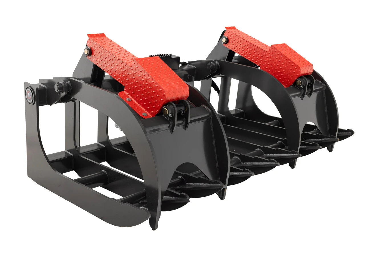 72" Wide Skid Steer Root Grapple Attachment (Industrial Series)