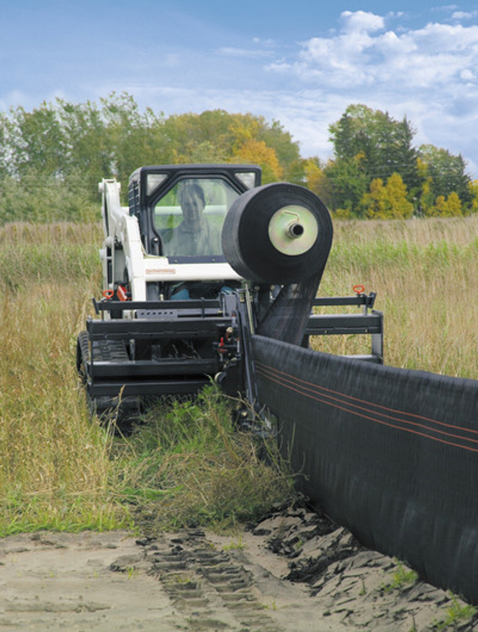 Spartan Skid Steer Silt Fence Installer Spartan Skid Steer Silt Fence Installer