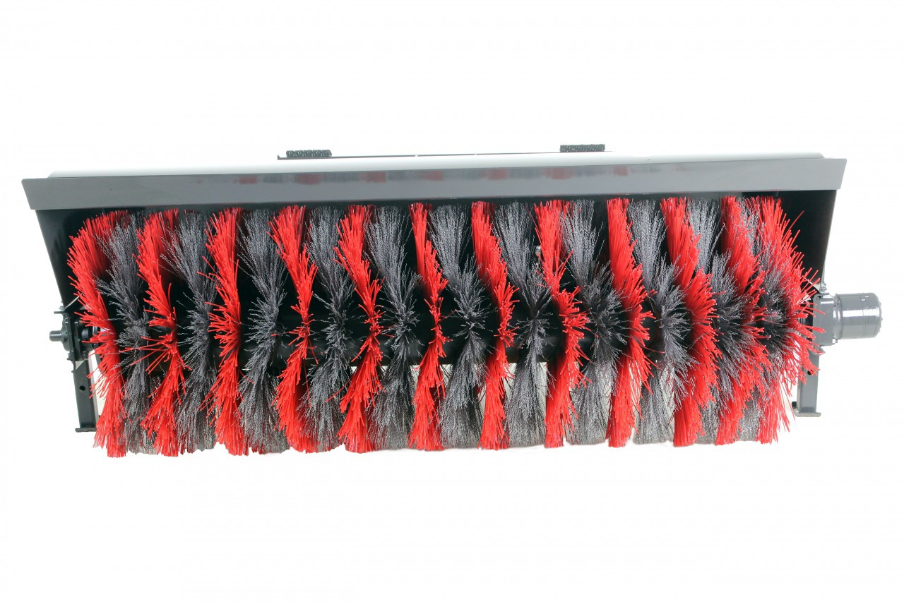 60" Manual Angle Broom Attachment Poly/Wire Skid Steer Brooms