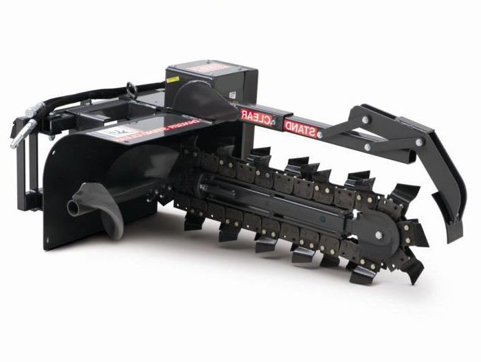 Trencher SE625 With Cup Tooth Every Station Chain
