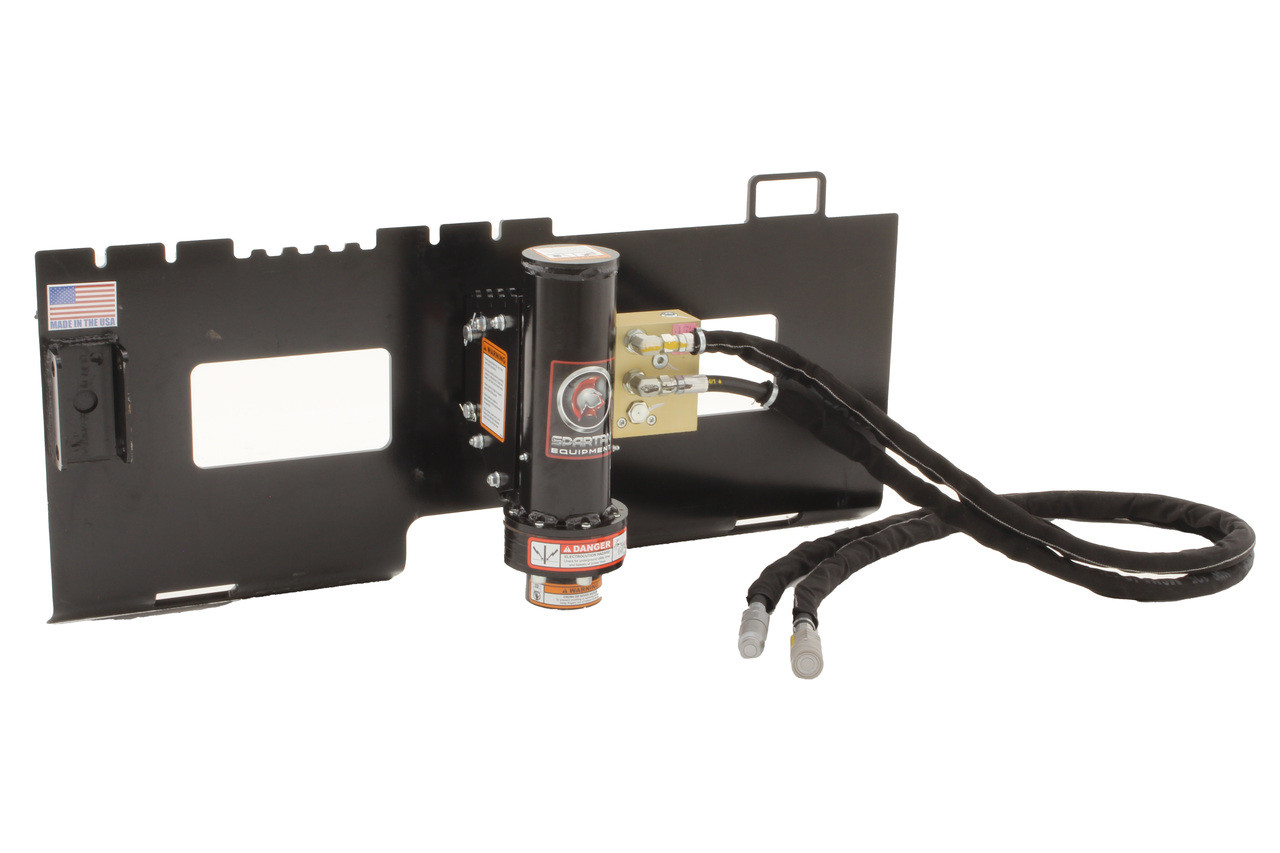 Skid Steer T Post Driver Attachment With Standard Mount