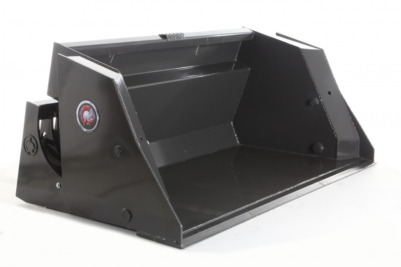72" Wide Skid Steer High Dump Bucket Attachment With Bolt on Edge