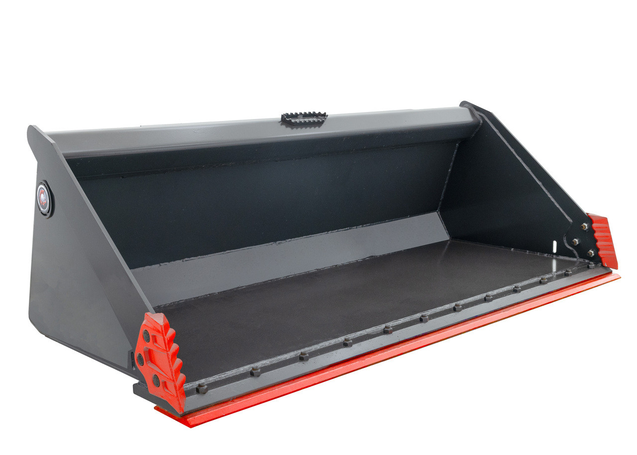 66" Wide Skid Steer Track Duty Bucket With Bolt on Edge