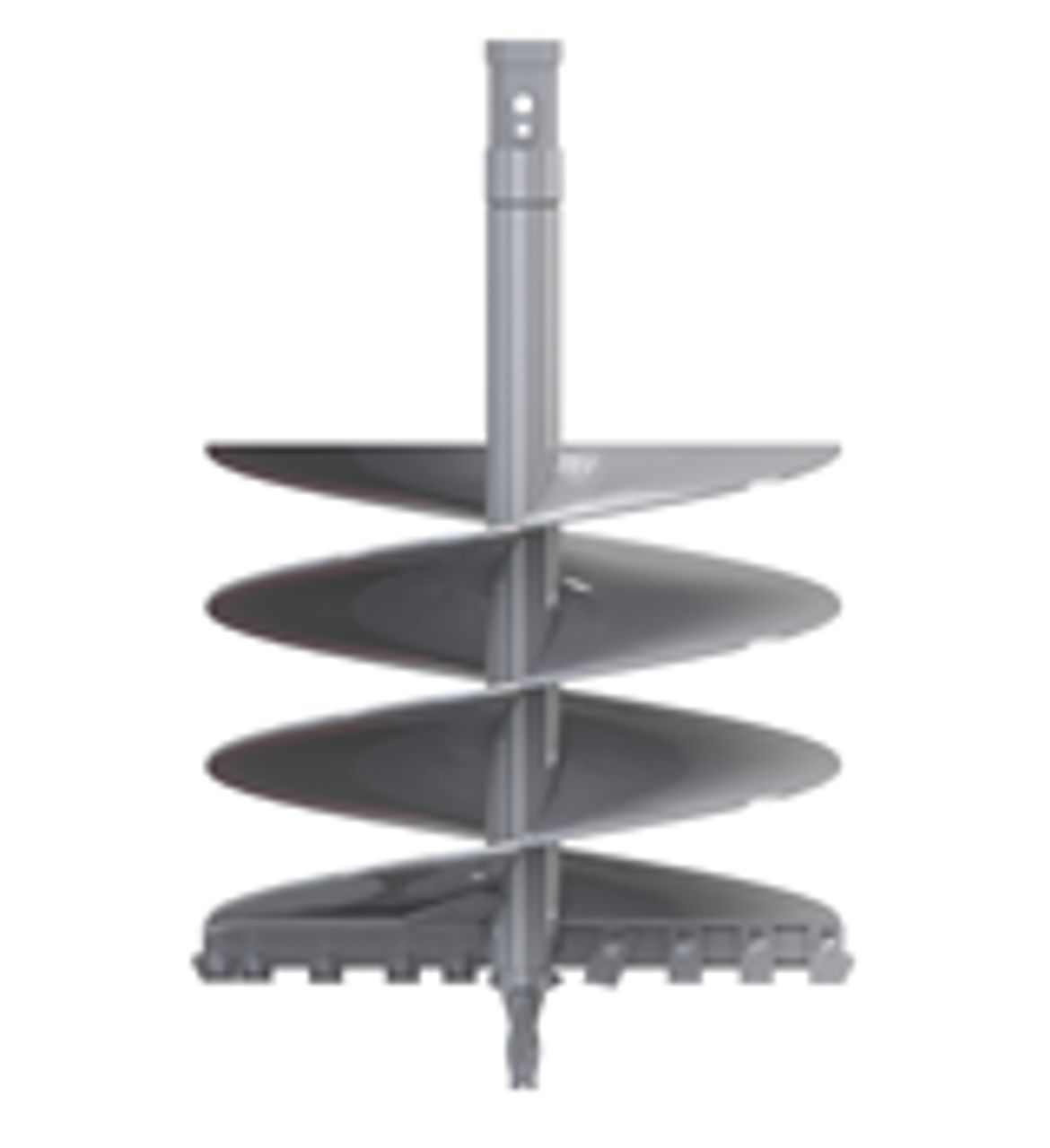 48" Dia Auger Bit HDC Style for Moderate Digging | 2.56" Round Collar