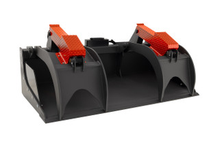 78" Skid Steer Grapple Bucket Attachment (Industrial Series)