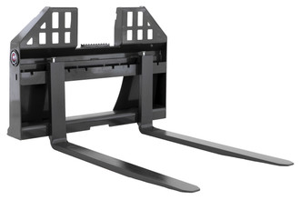 Skid Steer Pallet Fork Frame Walk Through With 48" Long Tines Class II 4000 lbs (Professional Series) Skid Steer Pallet Fork Frame Walk Through With 48" Long Tines Class II 4000 lbs (Professional Series)
