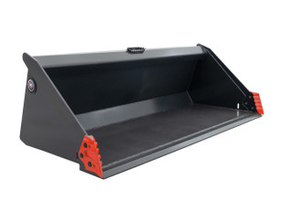 72" Wide Skid Steer Track Duty Bucket With Smooth Edge