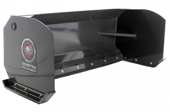 84" Wide Skid Steer Snow Pusher Box Attachment