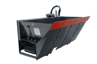 60" Wide Skid Steer Side Discharge Bucket for Sand | Aggregate | Topsoil
