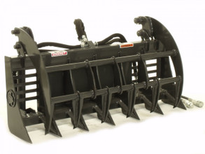 48" Wide Mini Skid Grapple Rake
