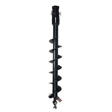 12" Dia x 3' Long Auger Bit HDF Style for Standard Digging | 2.56" Round Collar