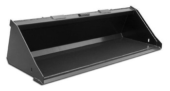 72" Wide Skid Steer Track Duty Bucket With Bolt on Edge