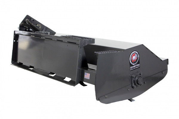 52" Wide Skid Steer Tiller Attachment With 6" Deep Tines (14-17 gpm)