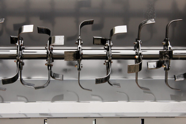 52" Wide Skid Steer Tiller Attachment With 6" Deep Tines (14-17 gpm)