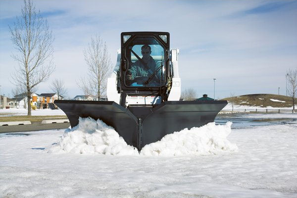 108" Wide Skid Steer 4 Way Snow/Dozer Blade V Style (Professional Series)