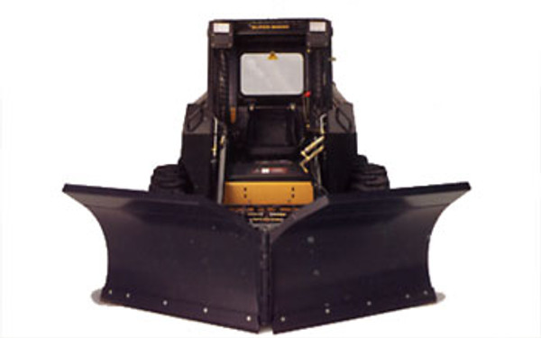 108" Wide Skid Steer 4 Way Snow/Dozer Blade V Style (Professional Series)
