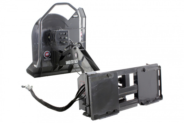 Skid Steer Articulating Brush Cutter Attachment 17-30 gpm (Requires Drain Line)