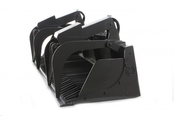 84" Wide Skid Steer Rock Grapple Bucket With Smooth Edge