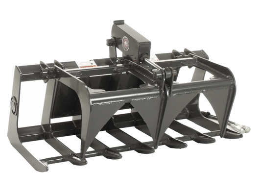 44" Wide Mini Skid Steer Root Grapple Attachment